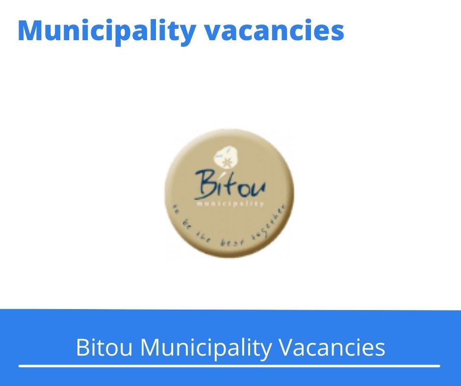 x2 Openings of Bitou Municipality Vacancies 2024, Get for Government Jobs with Grade 12