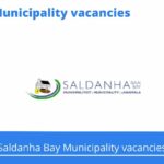 x8 Openings of Saldanha Bay Municipality Vacancies 2024, Get for Government Jobs with equivalent N2 certificate