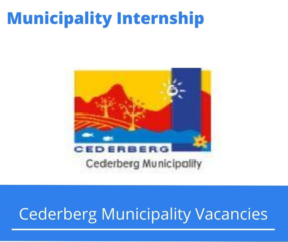 x1 Openings of Cederberg Municipality Vacancies 2024, Get for Government Jobs with 3 year tertiary qualification