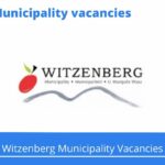 x2 Openings of Witzenberg Municipality Vacancies 2024, Get for Government Jobs with Relevant tertiary qualification
