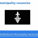 May x2 Openings in Stellenbosch Municipality Vacancies 2024, Get Government Jobs with Gr 12• 3-5 Year’s relevant experience