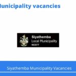 x1 Openings of Siyathemba Municipality Vacancies 2024, Get for Government Jobs with Bachelor’s degree in public administration