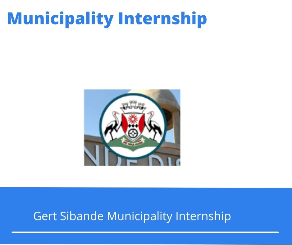 Gert Sibande Municipality Internships @gsibande.gov.za