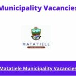 x1 Openings of Matatiele Municipality Vacancies 2024, Get for Government Jobs with National Diploma in Public Admin