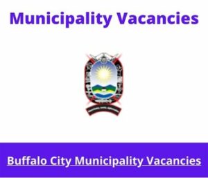 x1 Openings of Buffalo City Municipality Vacancies 2024, Get for Government Jobs with Bachelor of Science Degree in Engineering