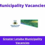Greater Letaba Municipality Vacancies 2023 Apply @greaterletaba.gov.za