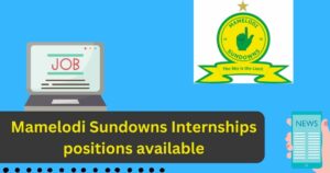 Mamelodi Sundowns Internships positions available