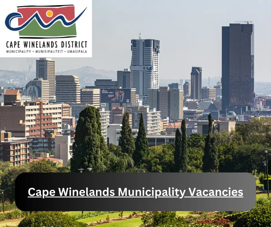 x1 July Cape Winelands Municipality Vacancies 2024 | 9 Day Left for @capewinelands.gov.za Job Opportunities