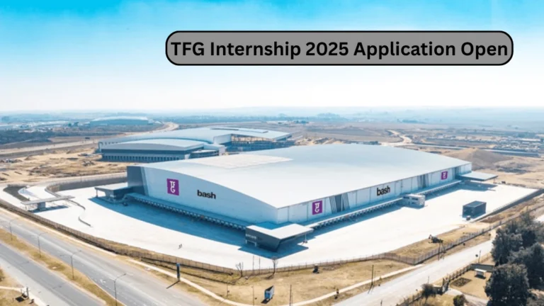 TFG Internship 2025 Application Open