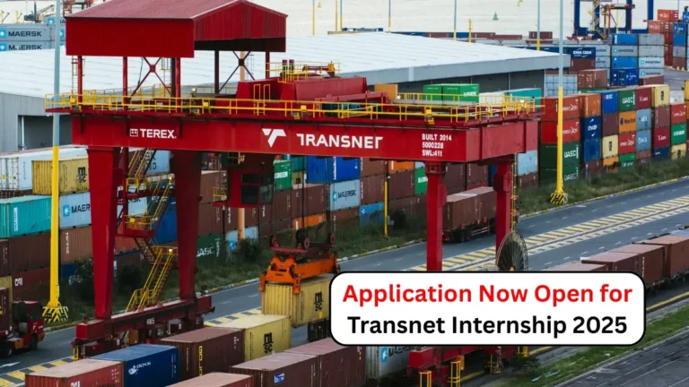 Application Now Open for Transnet Internship 2025